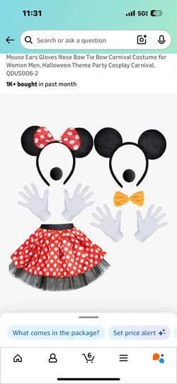 New Minnie And Mickie  Set Adult