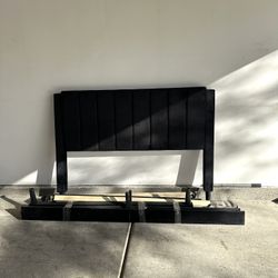 Bed Frame With / Queen Size $150