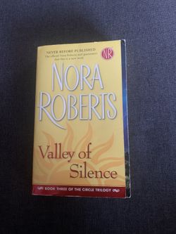 Nora Roberts 'Valley of Silence' Book Three Of The Circle Trilogy