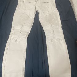 White Denim Slim Jeans | Size 28