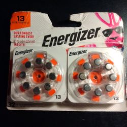 Energizer Size 13 Hearing Aid Batteries 