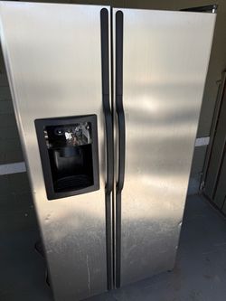 GE Stainless Steel Side-by-Side Refrigerator