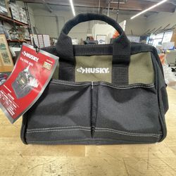 Husky 12in 4-Pocket Zippered Tool Bag