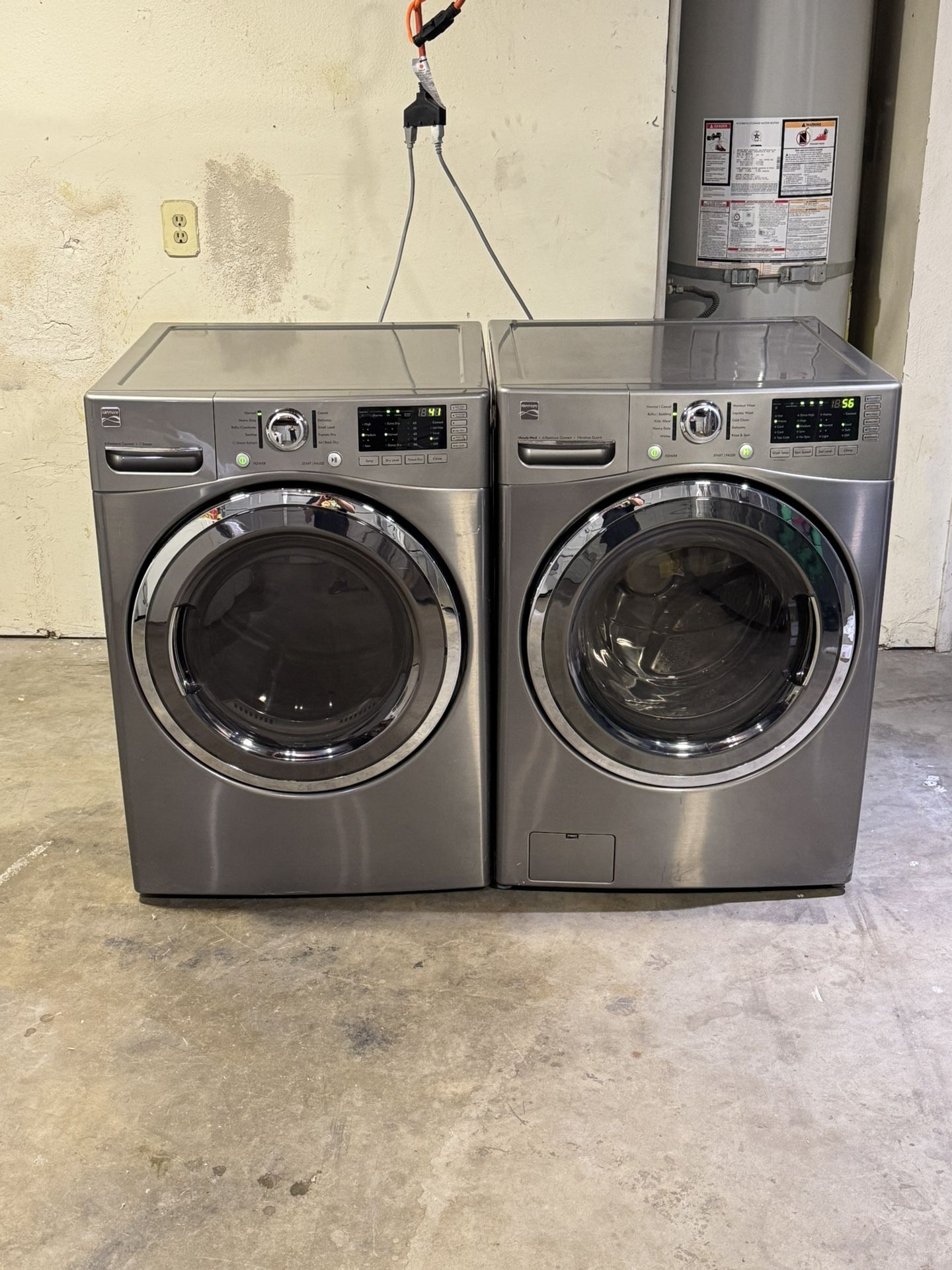 Set Kenmore Heavy Duty Washer Machine And Gas Dryer Everything Works We Deliver 