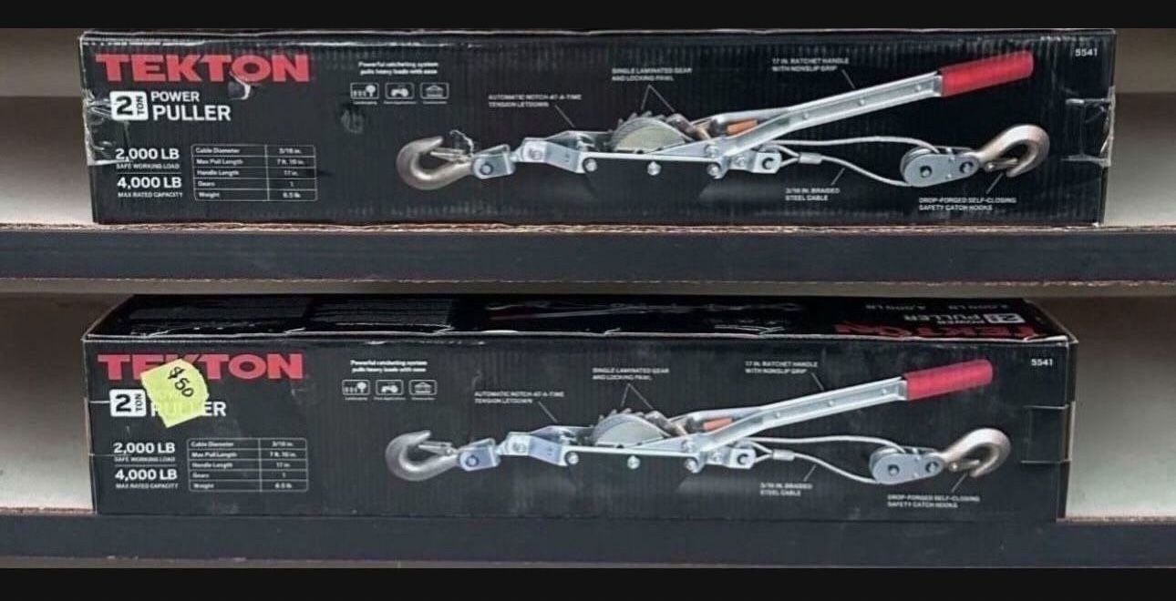 NEW Tekton 2 Ton Power Puller