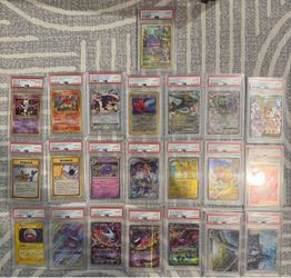 Pokemon psa10 slabs