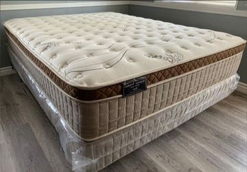 Queen Organic Cloud Edition Europillow Top 12inch Matres!