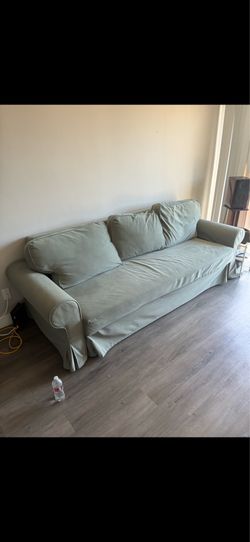 IKEA VRETSTORP Sleeper Sofa Bed – Gray/Green