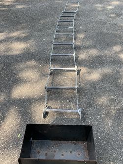 Safety Fire Ladder 2 Story Heavy Duty
