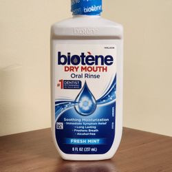 Biotene Oral Rinse Moisturizing Mouthwash – Fresh Mint, 8 oz
