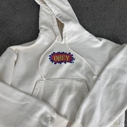 Obey cropped sweater size XS