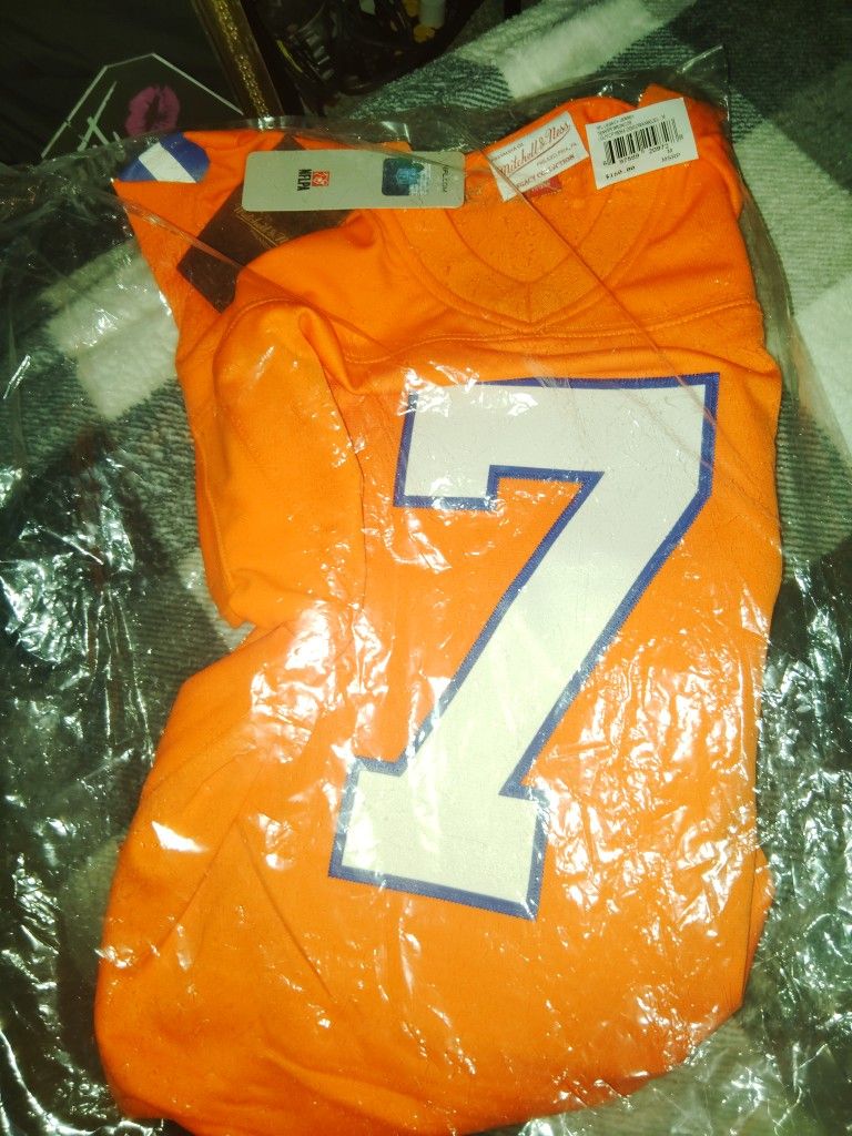 John Elway Thrown Back Jersey
