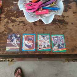 3 Ryan Sandberg cubs cards one Andre Dawson Cub card