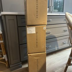 Paxton Glass Pendant (8")    Set Of 3