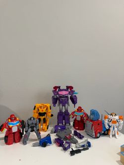 ALL 10 $ Transformers Action Figure Lot – Figures & Parts