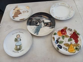 10 Pcs Various Decorative plates