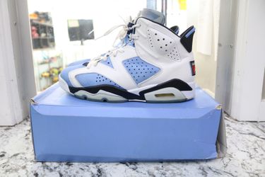 Jordan 6 Retro CT8529-410 "UNC White" Size 9.5 Men's