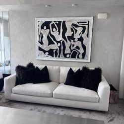 Casterly Hamilton Brilliant White Sofa