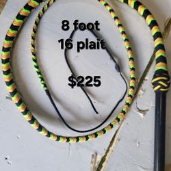 Handmade nylon bullwhips