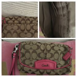 Coach authentic wristlet