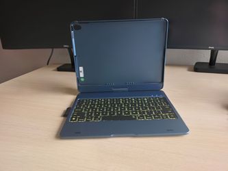 Typecase iPad Keyboard Case - Backlit Wireless Bluetooth Keyboard (Navy Blue)