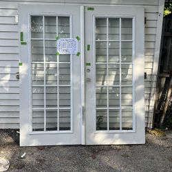 Two Security French style Storm Doors 