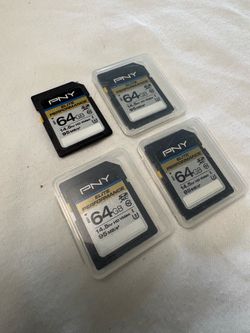 PNY Elite Performance 64GB SD Cards