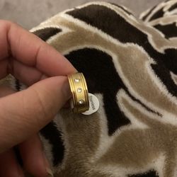 Stainless Steel Wedding Band Size 8