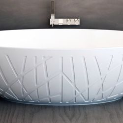 New Bathtub.                                             Bathroom vanity