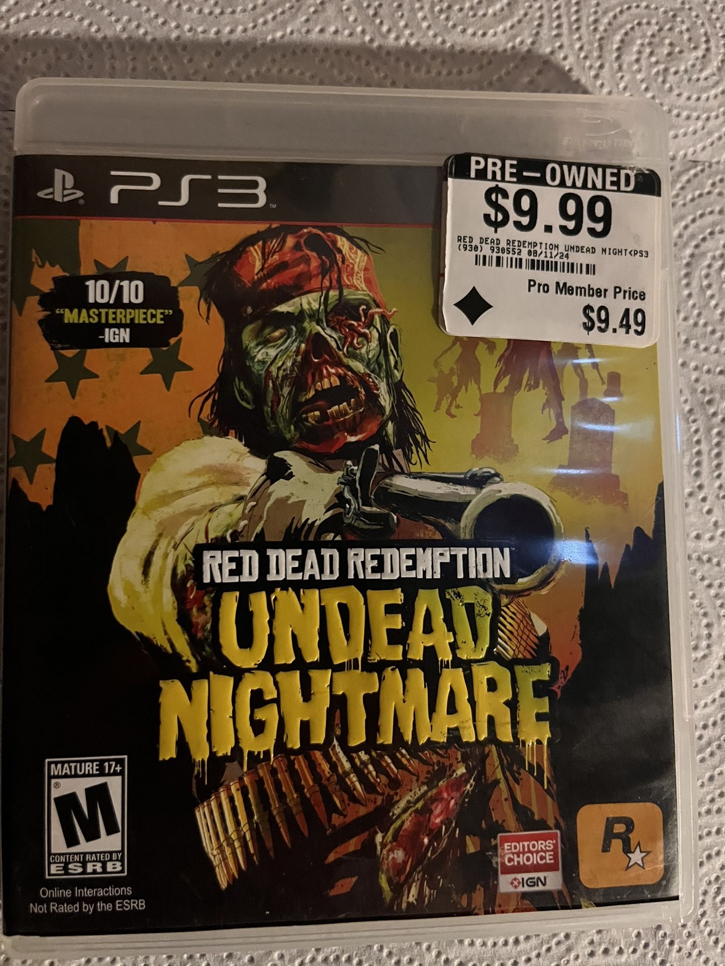 Red Dead Redemption Undead Nightmare (PS3)