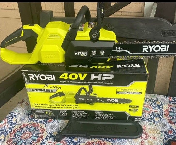 Ryobi  40 V HP Brushless 14" Battery Chainsaw TOOL ONLY