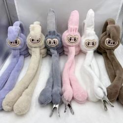 Labubu Earmuffs With Flapping Ears