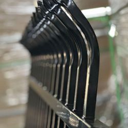 Curved Spike Top Iron Fence 6' H x 8' L per piece