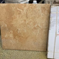 Ceramic Tiles 20”x20” Beige Colored