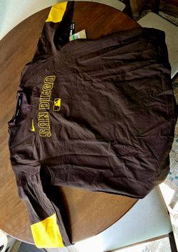 San Diego Padres pull over windbreaker, sweater