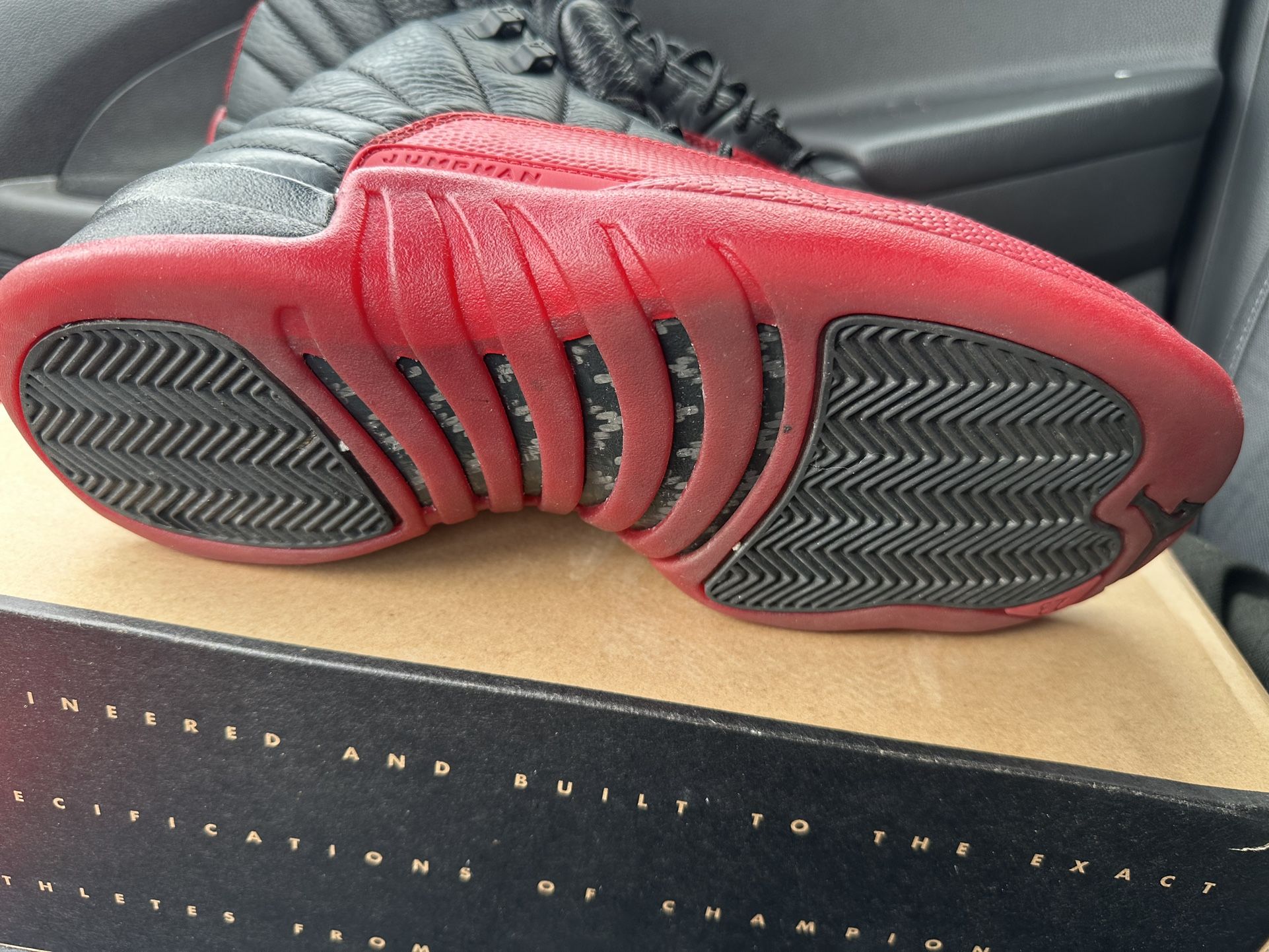 Jordan 12s Flu Games Size 10