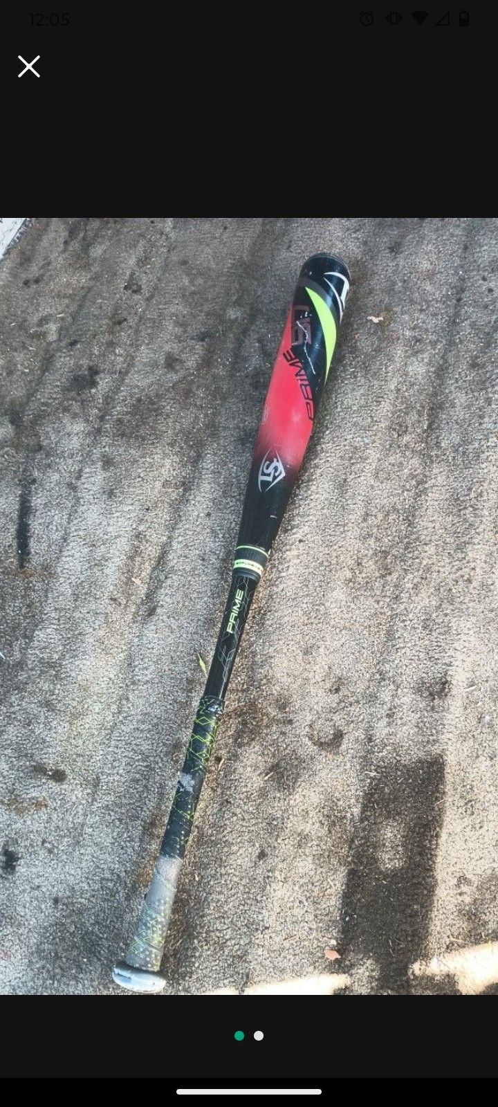 Louisville Prime BBCOR Baseball Bat 33 Inches