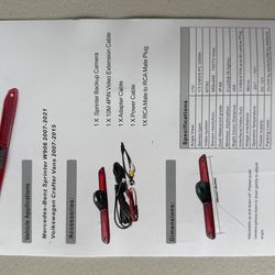 Mercedes Sprinter Back Up Camera Break Light