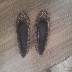 H&m Cheetah Print Flats New 