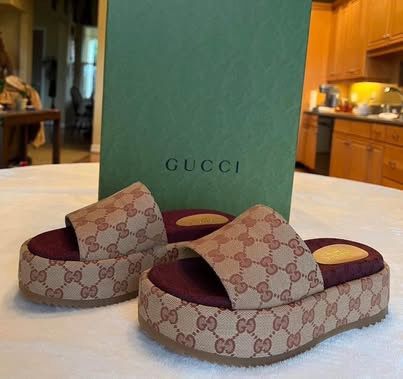 Gucci Platform Slides