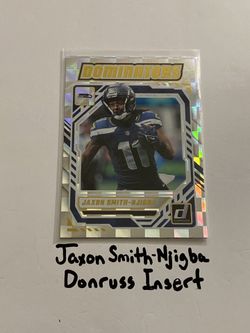 Jaxon Smith-Njigba Seattle Seahawks All-Pro WR Donruss Short Print Insert Card. 