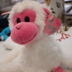 Ty Beanie Baby Love Me The Monkey With Long Legs Pinky's Collection 