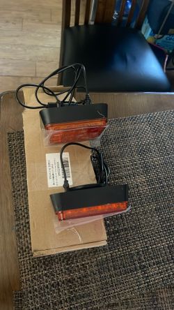 2 Luces Rojas, Inalámbricas Para Remolque New