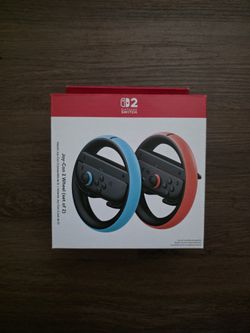 🏎️ BRAND NEW & SEALED: Nintendo Switch 2 Joy-Con Wheels (Set of 2) 🏎️
