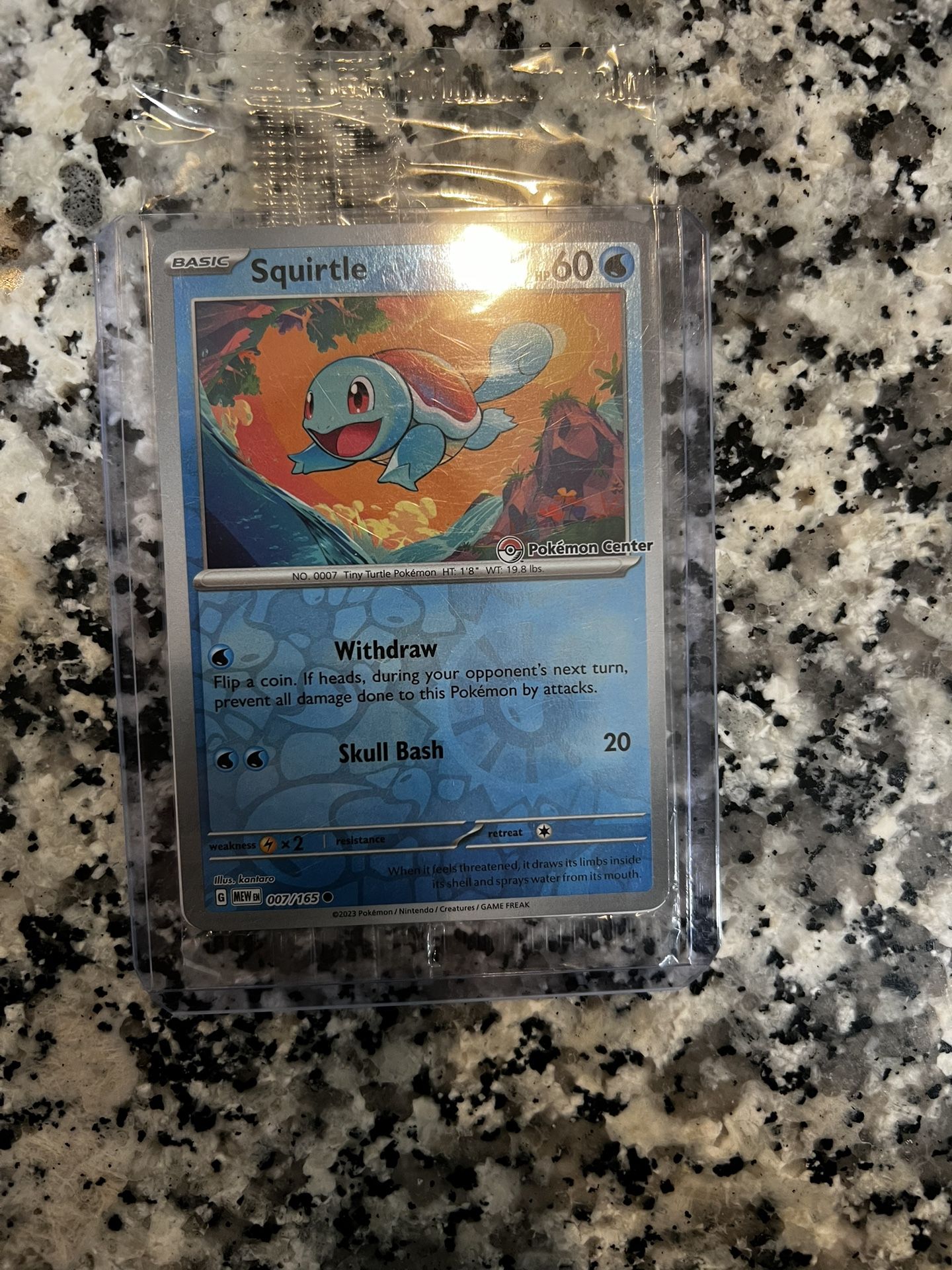 Squirtle Pokemon Center Promo