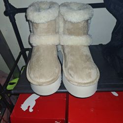 Steve Madden Madden Girl Everett Fur Boot Size 6