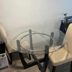 Glass Dining table
