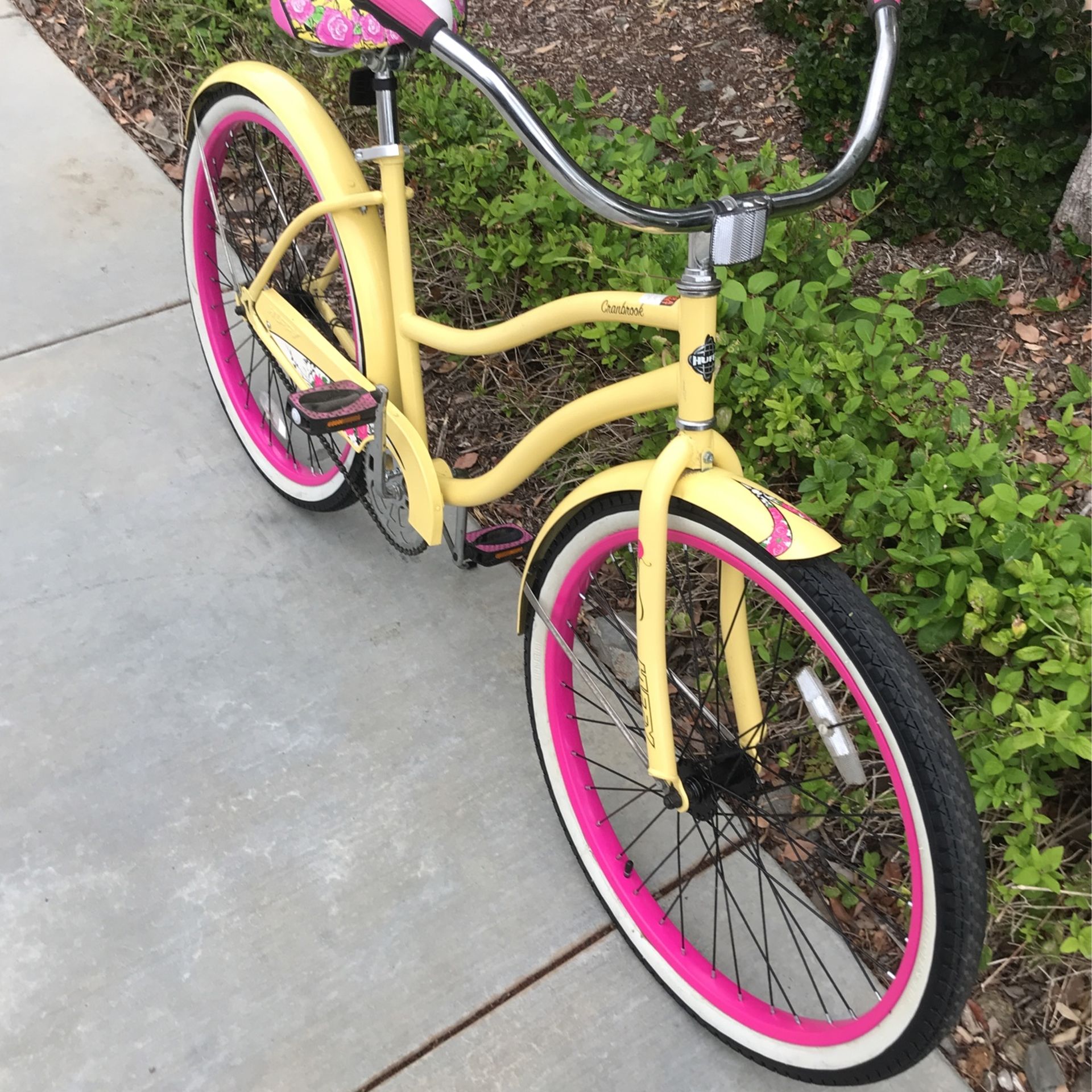 Yellow huffy cranbrook cruiser sale