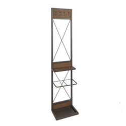 Entryway Coat Rack Umbrella Holder Shoe Storage 