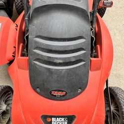 Electric Lawnmower (18” Black & Decker Mulching Reversible Mower)